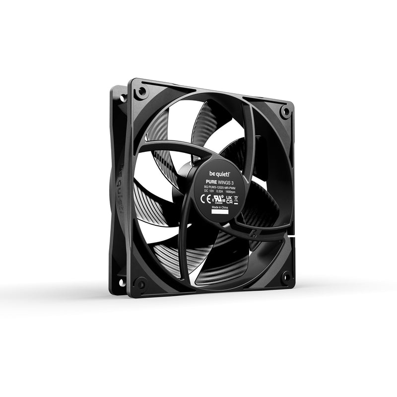 Afbeelding laden in galerijviewer, Be quiet! pure wings 3 pwm case fan (zwart, 120 x 120 x 25 mm)
