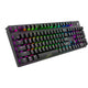 Sharkoon skiller sgk20 rgb mechanisch gaming toetsenbord (zwart, us lay-out (qwerty), huano brown, 100%, rgb)