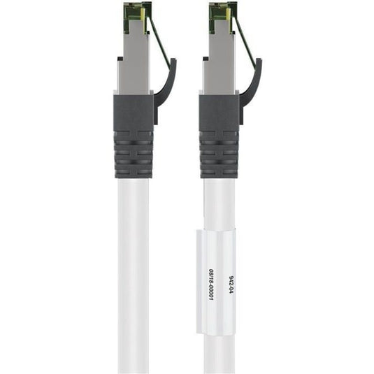 Goobay cat.8.1 netwerkkabel (wit, 2 meter, s ftp (pimf), rj-45)