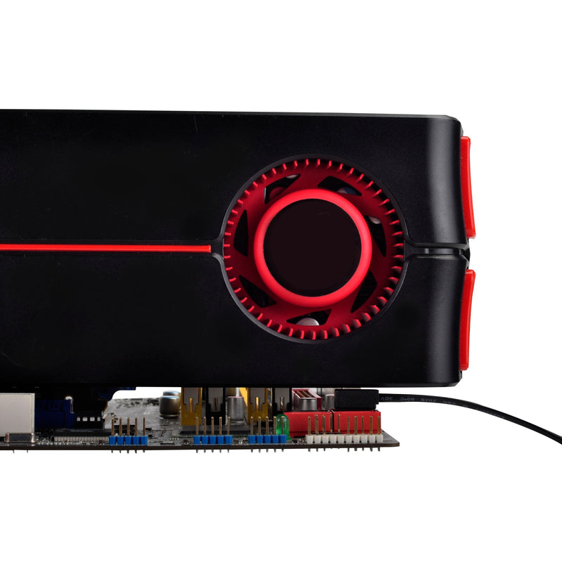 Afbeelding laden in galerijviewer, Silverstone sata iii kabel 30cm (zwart, 6gb s, low profile connector, cp11b-300)
