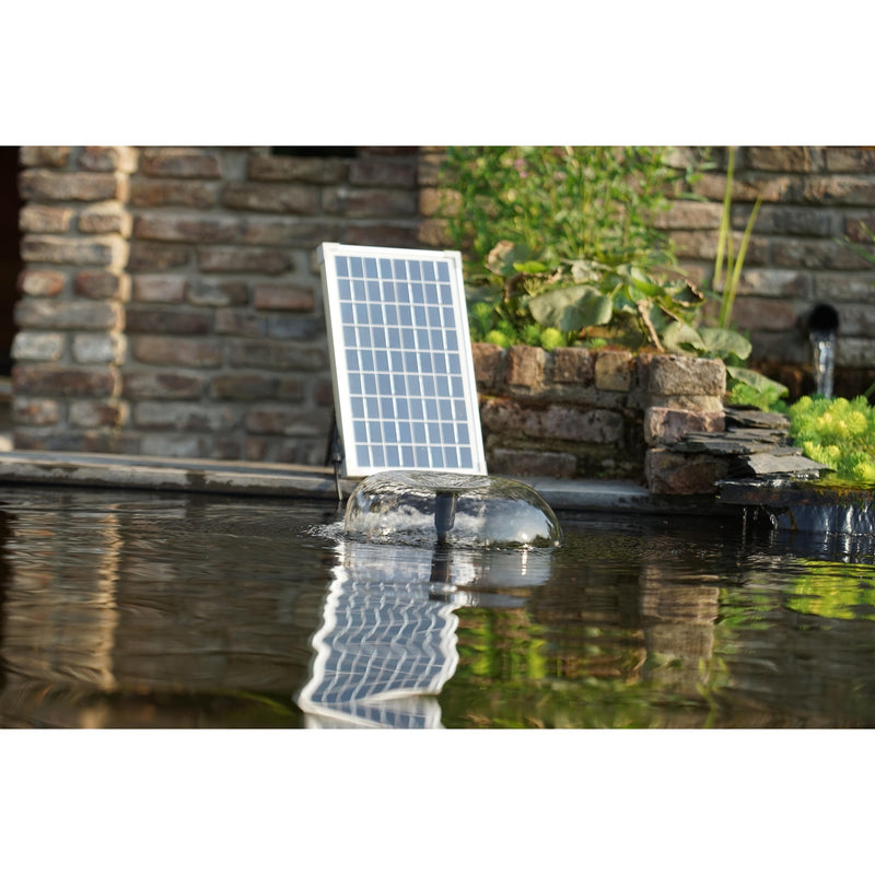 Afbeelding laden in galerijviewer, Ubbink solarmax 1000 accu pomp (zwart, incl. solarpaneel, pomp en accu)
