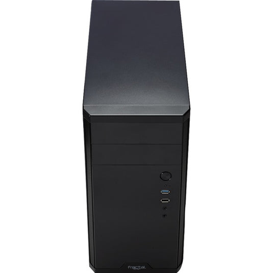 Fractal design core 1100 mini tower behuizing (zwart | 2x usb-a)