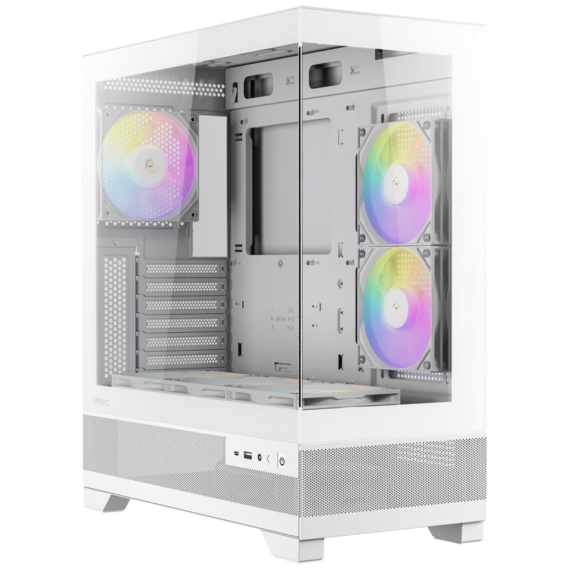 Afbeelding laden in galerijviewer, Antec cx700 elite rgb midi tower behuizing (wit | 2x usb-a | tempered glass)
