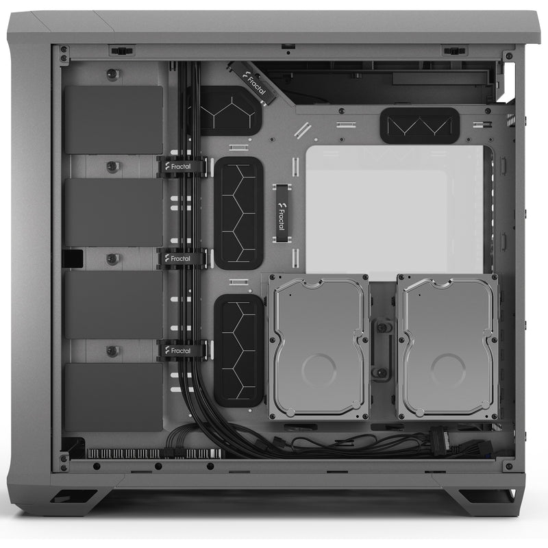Afbeelding laden in galerijviewer, Fractal design torrent gray tg light tint midi tower behuizing (grijs | 2x usb-a | 1x usb-c | tempered glass)
