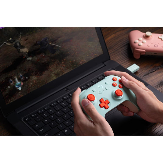 8bitdo ultimate 2c wireless gamepad (mint oranje)