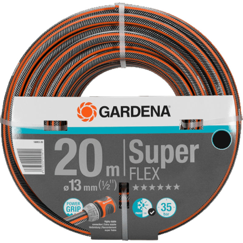 Afbeelding laden in galerijviewer, Gardena premium superflex slang 13 mm (1 2 ) (grijs oranje, 18093-20, 20 m)
