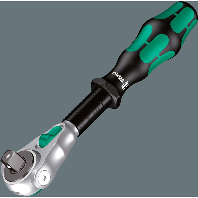 Afbeelding laden in galerijviewer, Wera 8100 sa 4 zyklop speed ratelset, 1 4 gereedschapsset (zwart groen, 41-delig, speedratel met draaibare kop)
