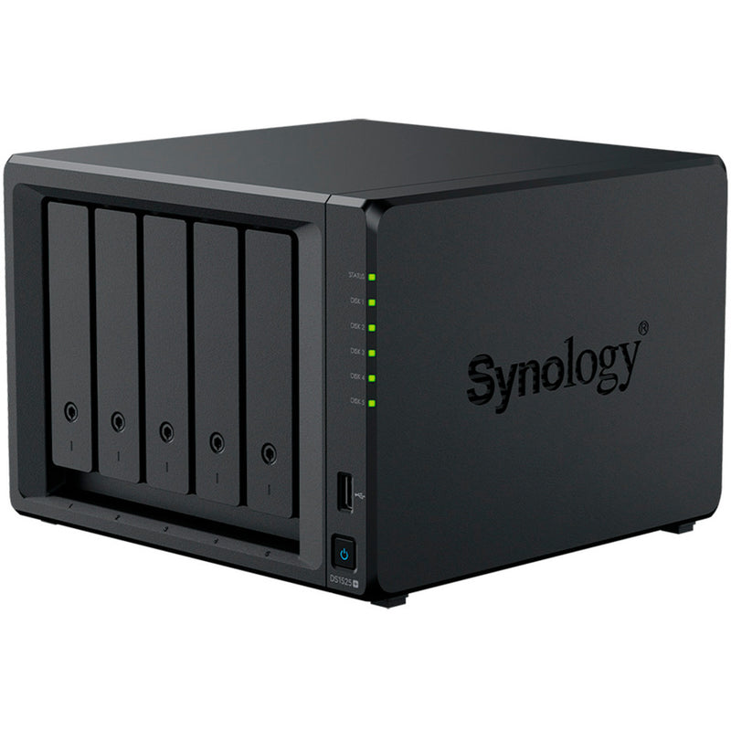 Afbeelding laden in galerijviewer, Synology diskstation ds1525+ nas (zwart, 2x lan, usb)
