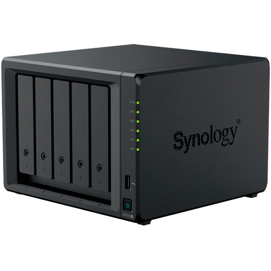 Synology diskstation ds1525+ nas (zwart, 2x lan, usb)