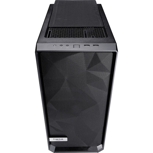Fractal design meshify c midi tower behuizing (zwart | 2x usb-a | tempered glass)