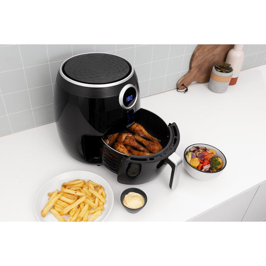 Tristar fr-6956 digitale crispy fryer heteluchtfriteuse (zwart, 4.5 liter)