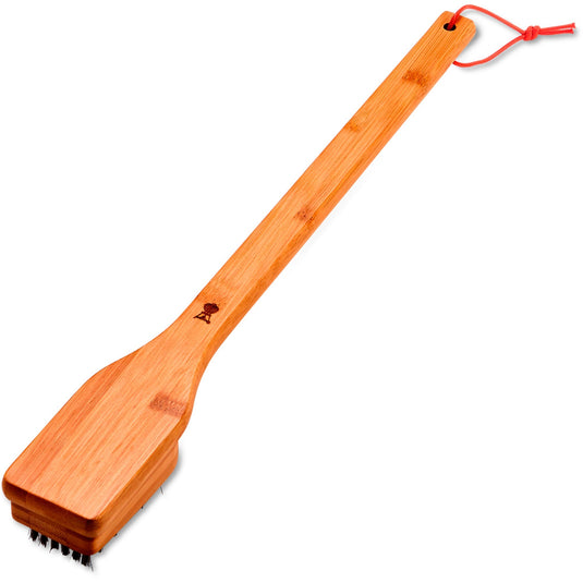 Weber reinigingsborstel - bamboe grillreinigingsborstel (45 cm)