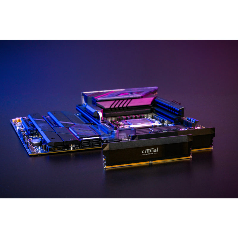 Afbeelding laden in galerijviewer, Crucial 32 gb ddr5-6000 (2x 16 gb) dual-kit werkgeheugen (zwart, cp2k16g60c36u5b, pro oc, xmp 3.0, expo)
