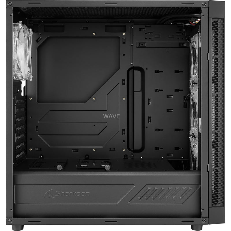 Afbeelding laden in galerijviewer, Sharkoon tg5 pro rgb midi tower behuizing (zwart | 4x usb-a | rgb | tempered glass)
