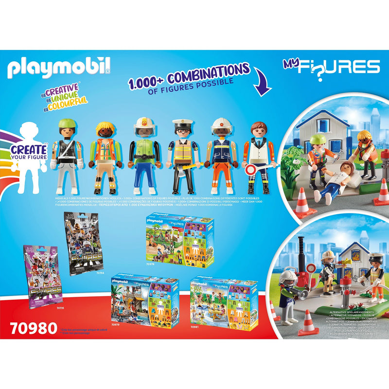 Afbeelding laden in galerijviewer, Playmobil figures - my figures: reddingsmissie constructiespeelgoed (70980)
