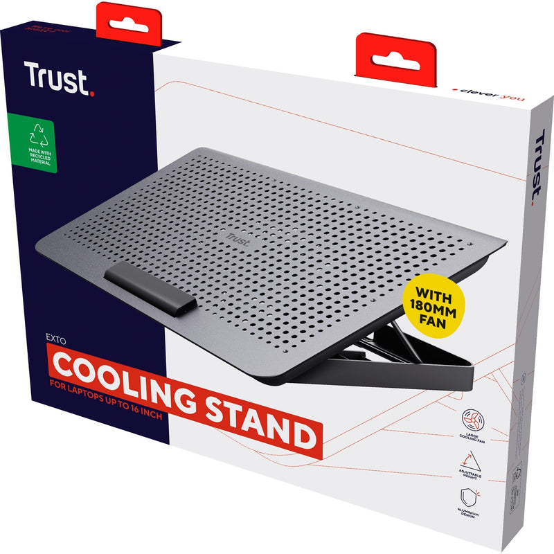 Afbeelding laden in galerijviewer, Trust exto laptop cooling stand laptopkoeler (grijs)
