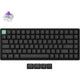 Keychron k2 he-j1 standard version rgb mechanisch toetsenbord (zwart, us lay-out (qwerty), gateron double-rail magnetic nebula, 75%, rgb, osa double-shot pbt, hot swap, 2.4ghz | bluetooth 5.2 | usb-c)