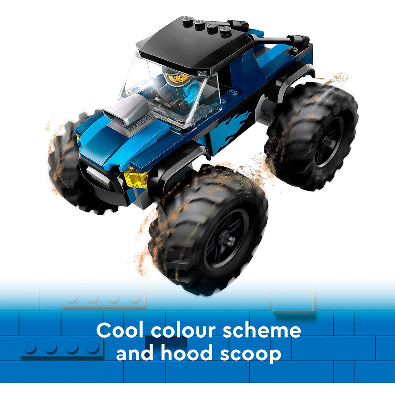 Afbeelding laden in galerijviewer, Lego city 60402 blauwe monstertruck
