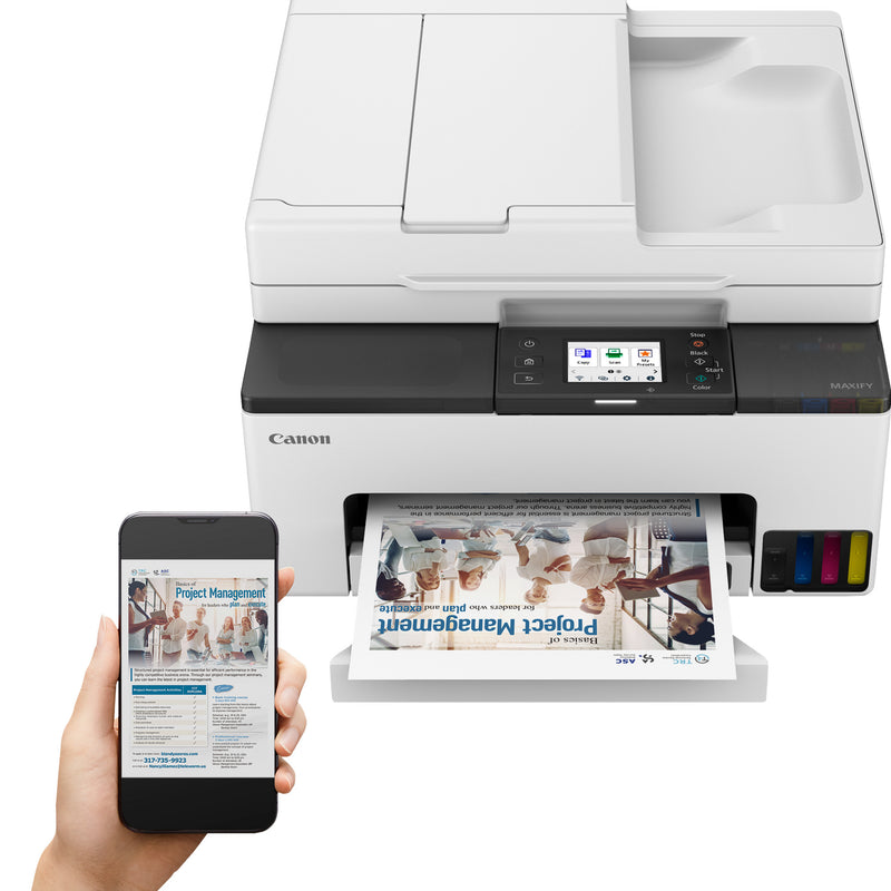 Afbeelding laden in galerijviewer, Canon maxify gx2051 all-in-one inkjetprinter met faxfunctie (wit, printen, kopiëren, scannen, faxen, wi-fi)
