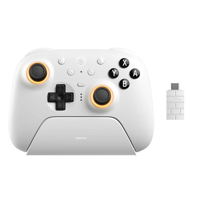 Afbeelding laden in galerijviewer, 8bitdo ultimate 2 bluetooth controller (wit, pc, switch 2, bluetooth usb-c 2.4 ghz)
