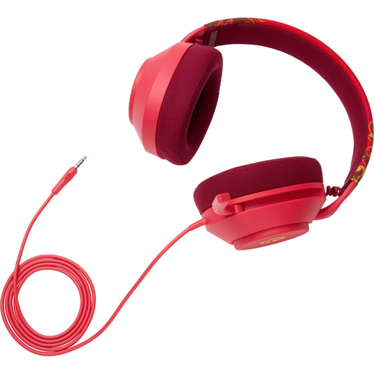 Powera lucidsound ls10x gen 2 bedrade gamingheadset voor xbox series x|s - rood vuur over-ear gaming headset (rood geel, xbox series x|s, xbox one, pc)