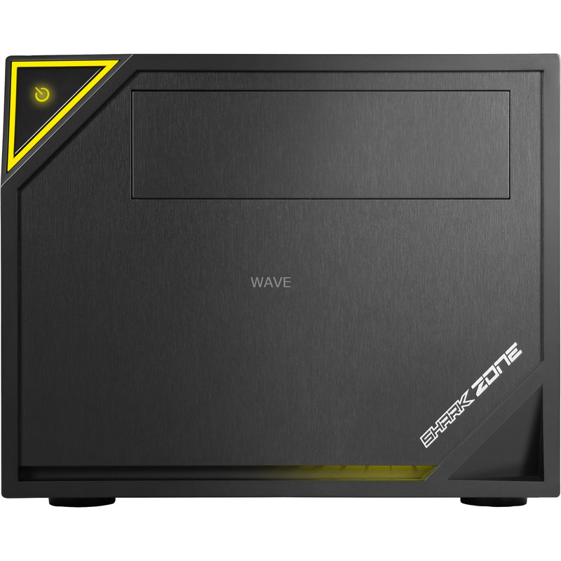 Afbeelding laden in galerijviewer, Sharkoon shark zone c10 mini tower behuizing (zwart | 2x usb-a)
