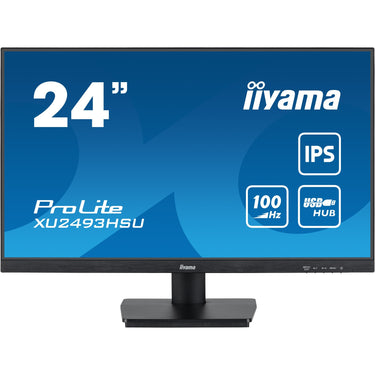 Iiyama prolite xu2493hsu-b7 24 monitor (zwart (mat), hdmi, displayport, 2x usb-a, usb-b)
