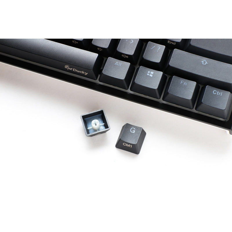 Afbeelding laden in galerijviewer, Ducky one 2 pro mini classic rgb mechanisch gaming toetsenbord (zwart, us lay-out (qwerty), cherry mx silent red, 60%, rgb led, double-shot pbt, quack mechanics)
