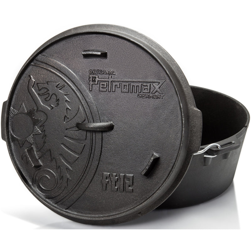 Afbeelding laden in galerijviewer, Petromax dutch oven ft12-t kookpan (zwart, 10,8 liter)
