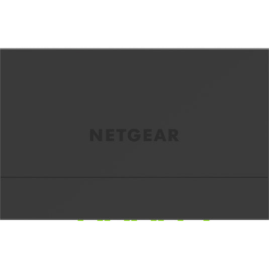 Netgear 5-port gigabit ethernet poe+ unmanaged switch (gs305pp) (zwart)