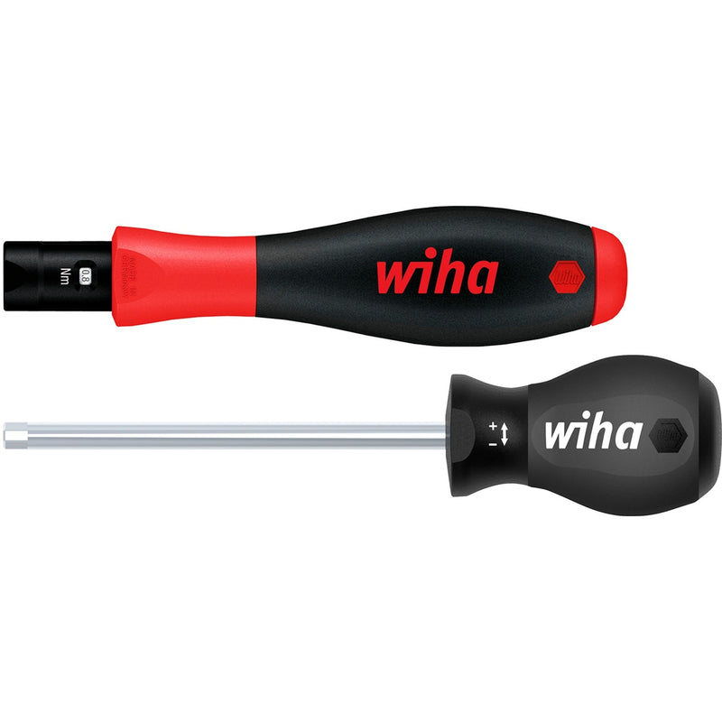 Afbeelding laden in galerijviewer, Wiha momentschroevendraaier torquevario-s (zwart rood, 2 - 7 nm)
