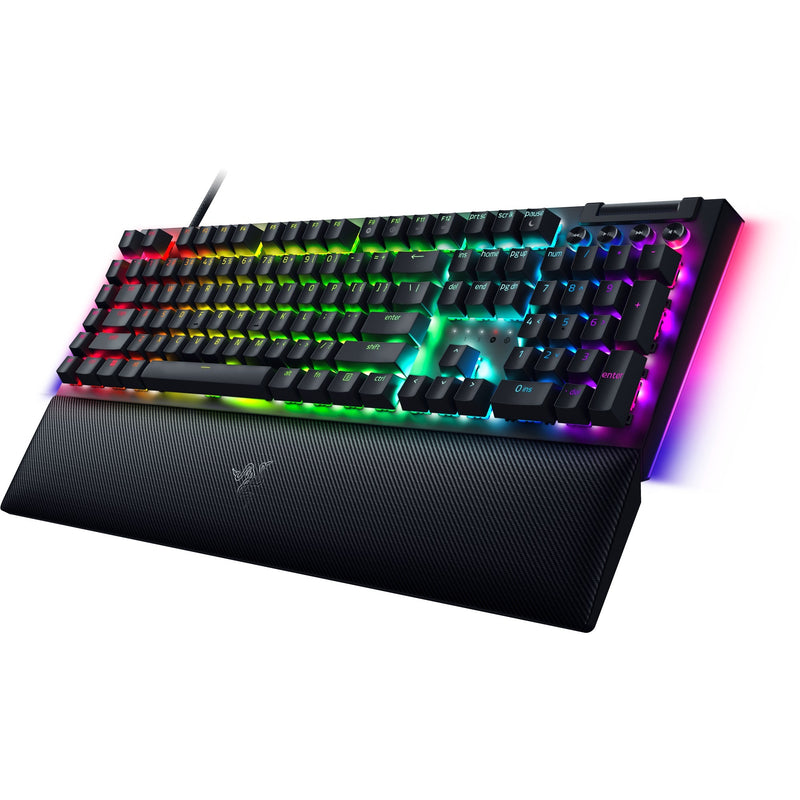 Afbeelding laden in galerijviewer, Razer blackwidow v4, gaming toetsenbord (zwart, us lay-out, yellow, rgb leds, doubleshot abs)

