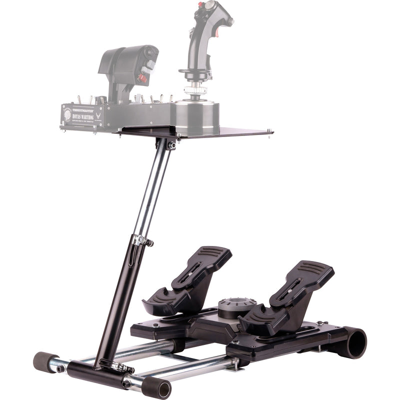 Afbeelding laden in galerijviewer, Wheel stand pro deluxe v2 thrustmaster hotas warth houder (zwart, voor thrustmaster hotas warthog, saitek x-55, x52, pro en x65)
