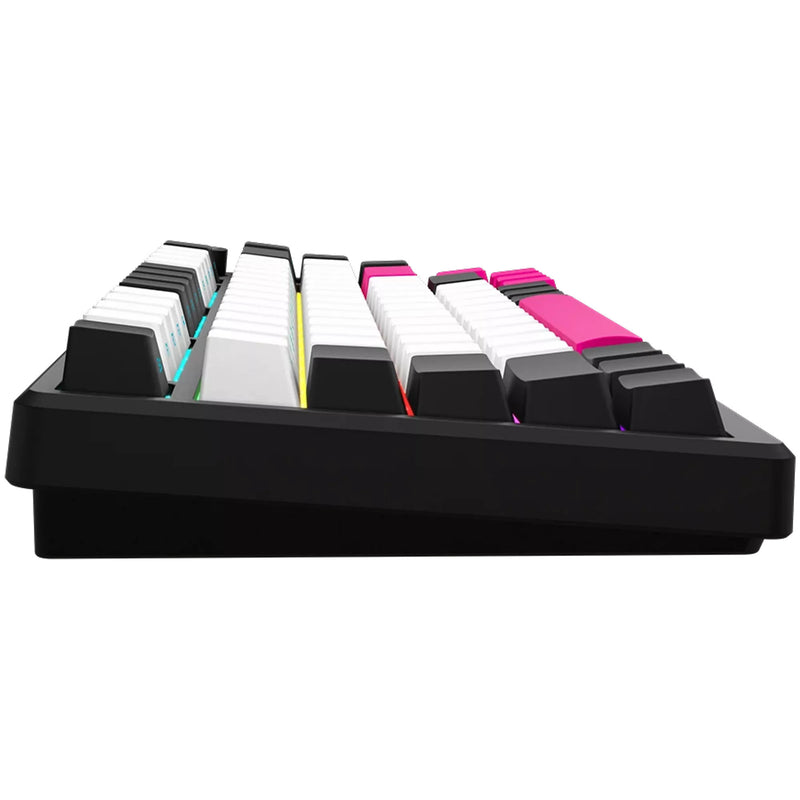 Afbeelding laden in galerijviewer, Lorgar kbp7075w rgb mechanisch gaming toetsenbord (zwart, us lay-out (qwerty), logar toxic purple, 75%, rgb, hot-swappable, pbt double-shot, bluetooth | 2.4ghz | usb)

