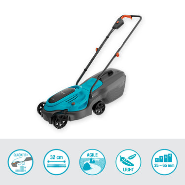 Gardena grasmaaier easymax 32 18v p4a set 4.0