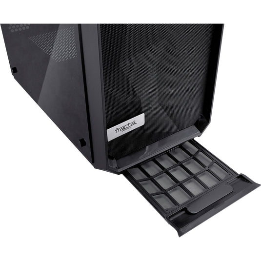 Fractal design meshify c midi tower behuizing (zwart | 2x usb-a | tempered glass)