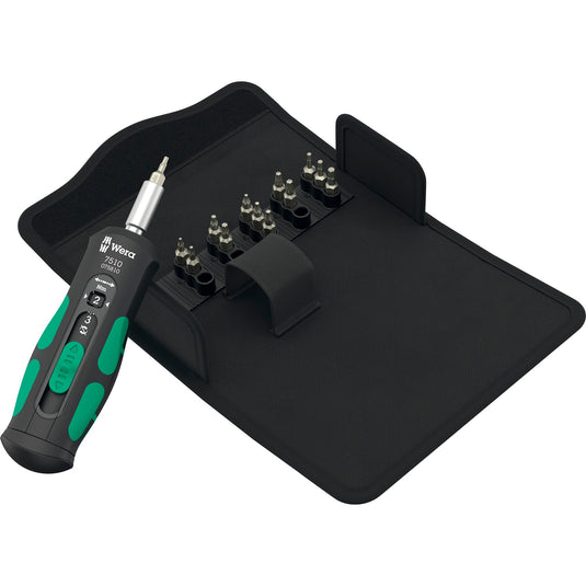 Wera 7510 14 safe-torque speed gereedschapsset voor hardmetalen wisselplaatjes schroevendraaier (zwart groen, 14‑delig)