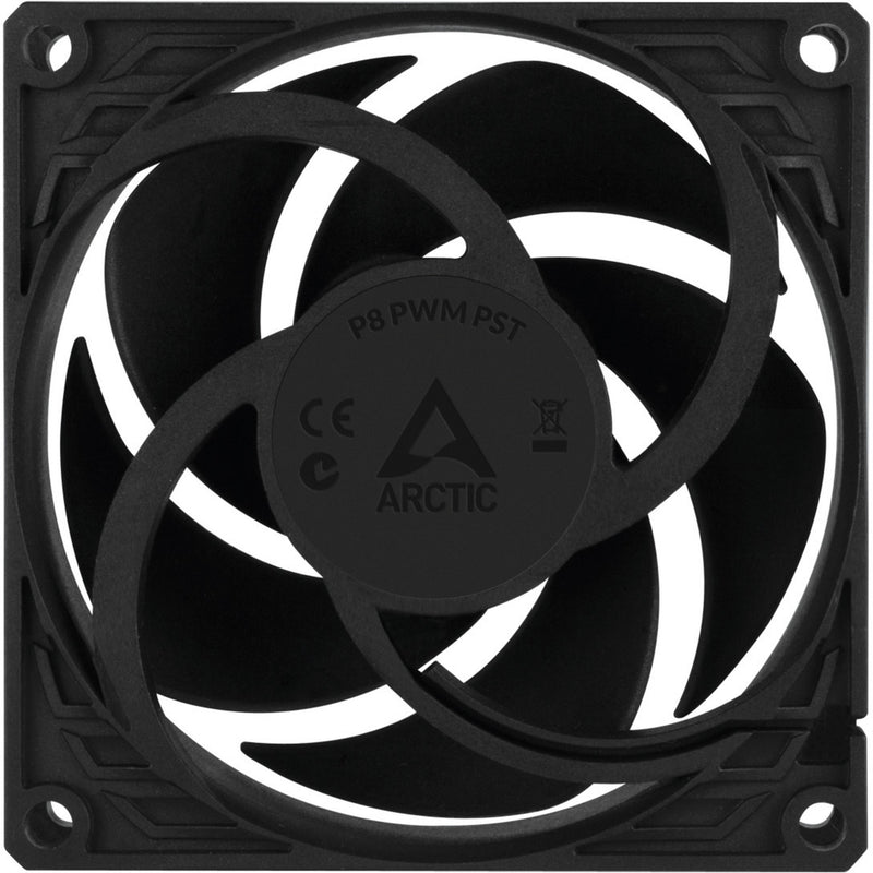Afbeelding laden in galerijviewer, Arctic p8 pwm pst case fan (zwart, 80 x 80 x 25 mm)
