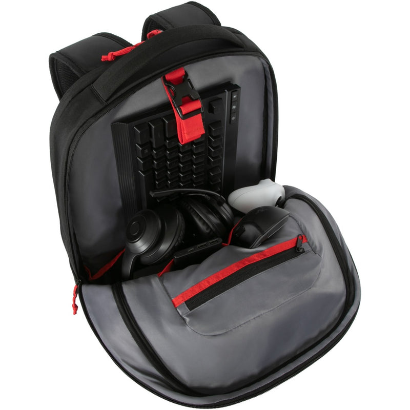 Afbeelding laden in galerijviewer, Targus 17.3” strike ii gaming backpack rugzak (zwart)
