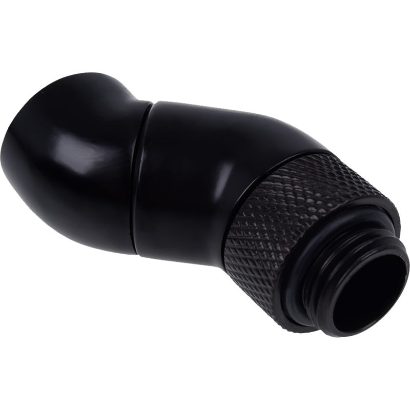 Afbeelding laden in galerijviewer, Alphacool eiszapfen angled adaptor double-45 graden aansluiting (zwart)
