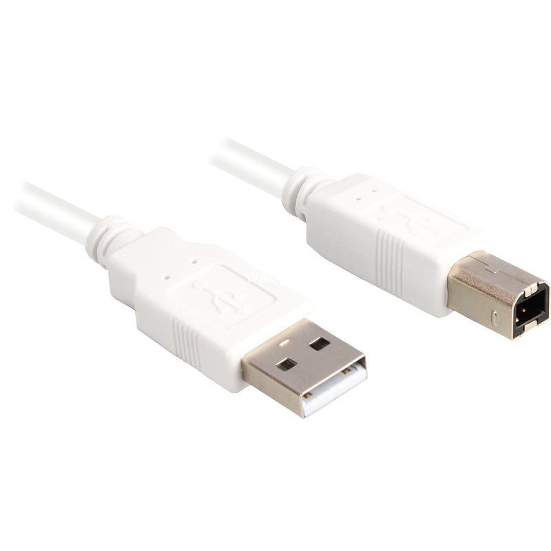 Afbeelding laden in galerijviewer, Sharkoon usb 2.0 kabel, usb-a > usb-b (wit, 0,5 meter)
