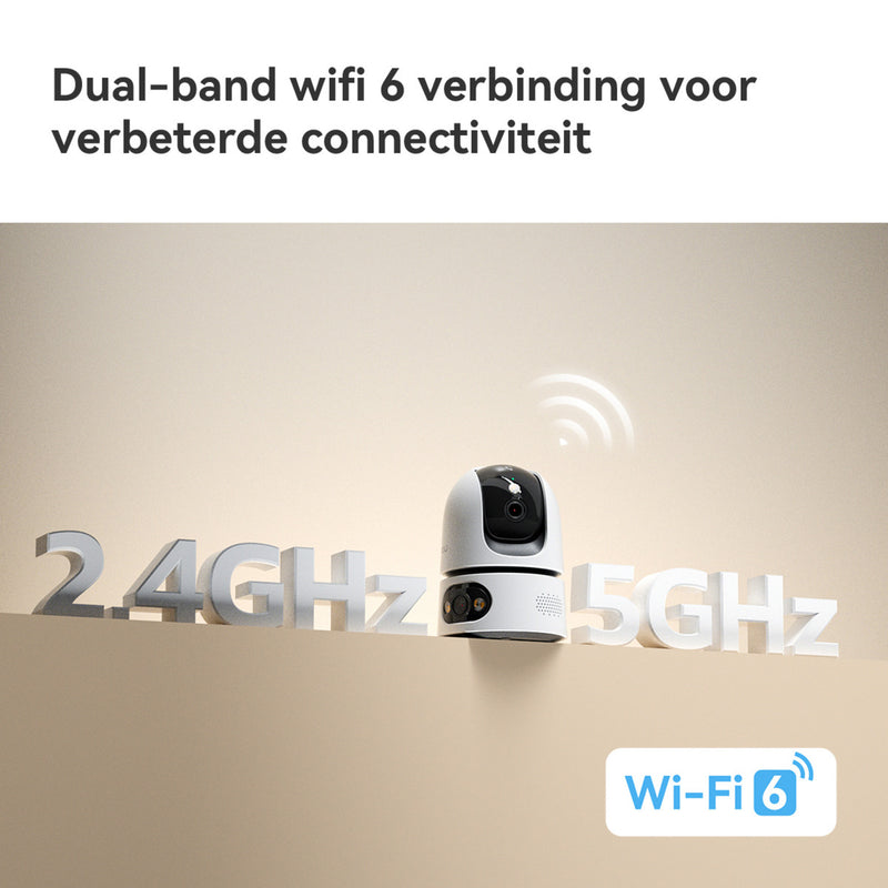 Afbeelding laden in galerijviewer, Imou ranger dual pro 10mp beveiligingscamera (wit, 2x 5mp, wifi 6)
