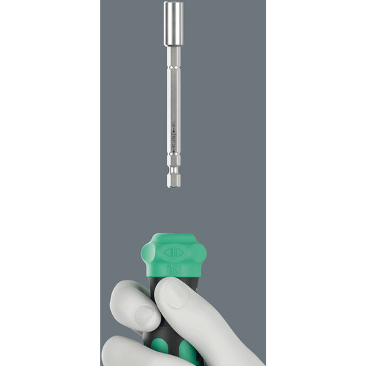 Wera kraftform kompakt 28 ra met etui, 6‑delig bitset (zwart groen)