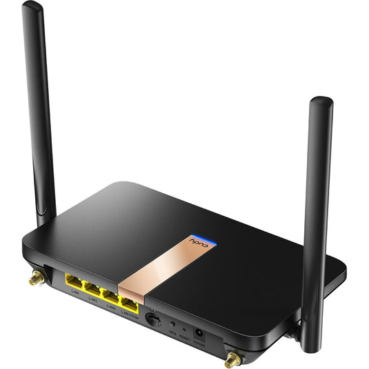 Cudy ac1200 wi-fi mesh 4g lte cat4 mesh router (zwart, mesh, app, nano sim-slot)