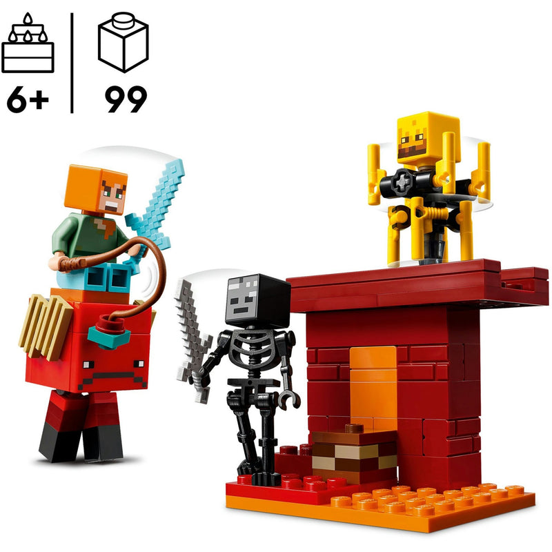 Afbeelding laden in galerijviewer, Lego minecraft de lavastrijd in de nether voor kinderen - 21266
