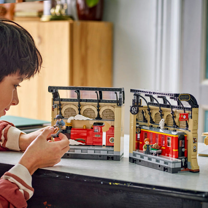 Afbeelding laden in galerijviewer, Lego harry potter boekensteun: de zweinstein express bouwpakket - 76450
