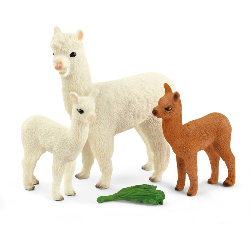 Afbeelding laden in galerijviewer, Schleich wild life - alpacafamilie speelfiguur
