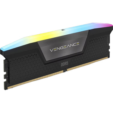 Corsair vengeance rgb 32 gb ddr5-6000 (2x 16 gb) werkgeheugen (grijs, cmh32gx5m2b6000z38, xmp, expo)