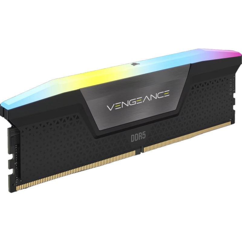 Afbeelding laden in galerijviewer, Corsair vengeance rgb 32 gb ddr5-6000 (2x 16 gb) werkgeheugen (grijs, cmh32gx5m2b6000z38, xmp, expo)
