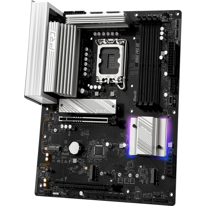 Afbeelding laden in galerijviewer, Asrock b860 pro rs socket 1851 moederbord (raid, 2.5 gb-lan, sound, atx)
